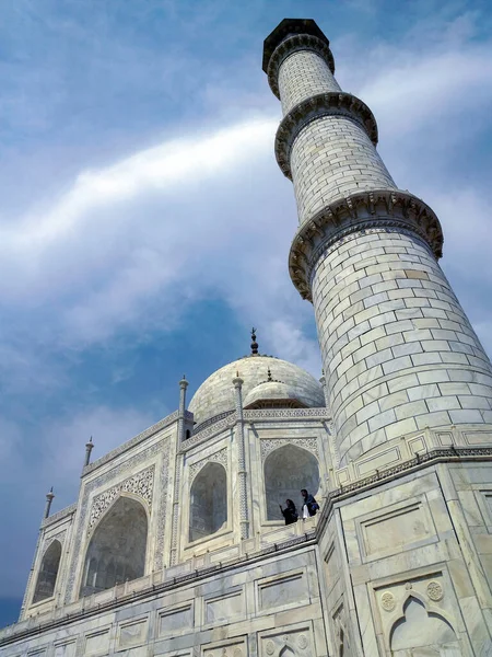 Taj Mahal Ett Mausoleum Vid Agra Norra Indien Byggt Den — Stockfoto