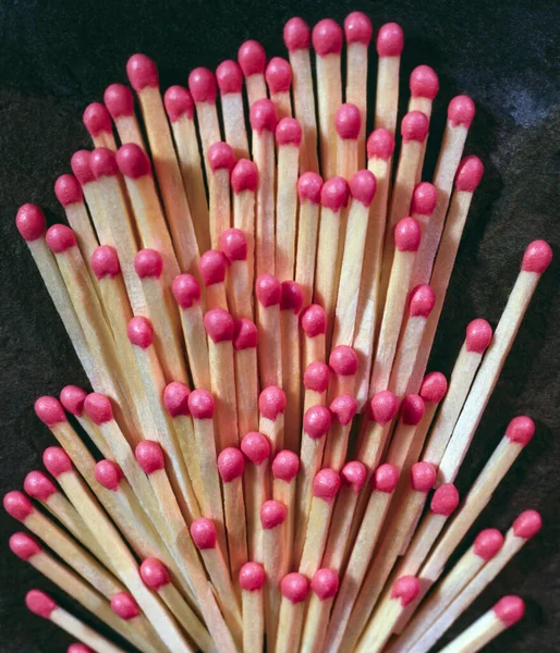 Match Matchsticks Инструмент Разжигания Огня Правило Спички Изготавливаются Небольших Деревянных — стоковое фото
