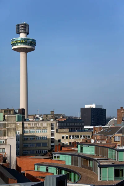 리버풀 잉글랜드 북서부 리버풀 라디오 Radio City Tower Johns Beacon — 스톡 사진