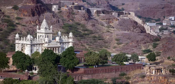 Jaswant Thada Cenotafio Marmo Del Maharaja Jaswant Singh Jodhpur Rajasthan — Foto Stock