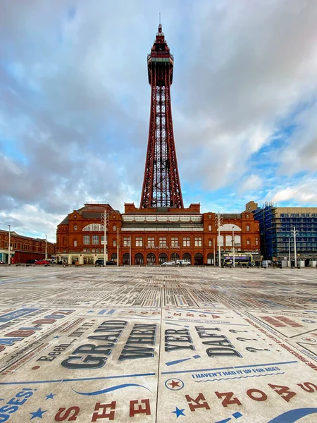 Blackpool Tower Blackpool Large Seaside Resort County Lancashire Northwest Coast — Stock Photo, Image