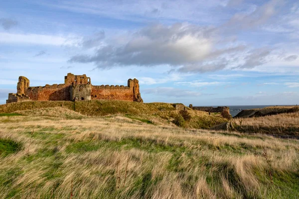 Tantallon Castle Nära North Berwick Östra Lothian Skottland Det Förstörde — Stockfoto