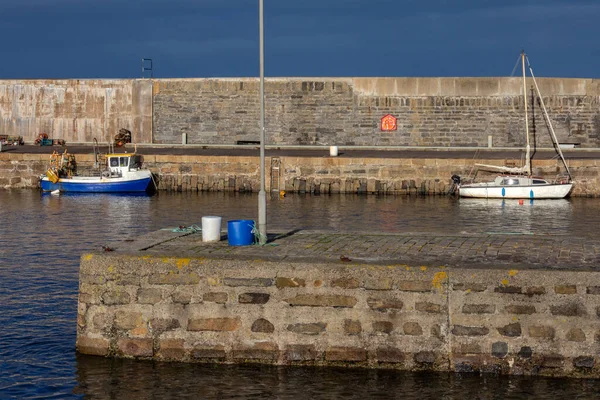 New Harbor Portsoy Small Coastal Town Moray Firth Aberdeenshire Scotland — 图库照片