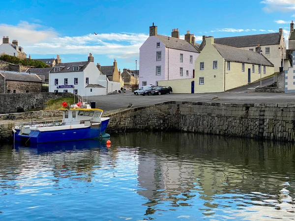 Quayside 18Th Century Harbor Portsoy Small Coastal Town Moray Firth — Stock Photo, Image