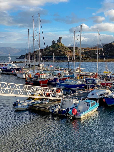 Caisteal Maol Közel Kyleakin Kikötőjéhez Skye Szigetén Skóciában Más Néven — Stock Fotó