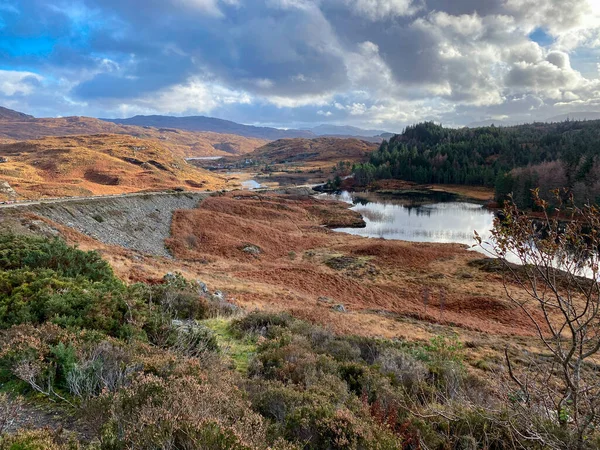 Paisagem Nas Terras Altas Perto Floresta Duartmore Argyll Noroeste Escócia — Fotografia de Stock