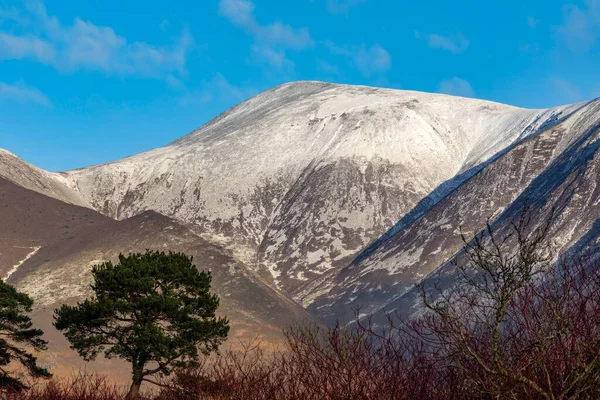 Snow Peak Latrigg Most Southerly Summit Skiddaw Massif Northern Fells — Stock Photo, Image