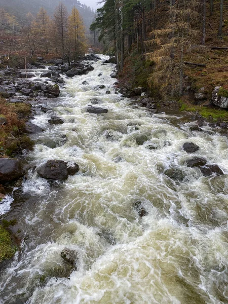 Sungai Dekat Torridon Dataran Tinggi Skotlandia — Stok Foto