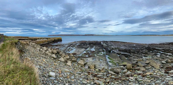 Вид Порта Каслтаун Полуостров Даннет Хед Кейтнессе Северном Побережье Шотландии — стоковое фото