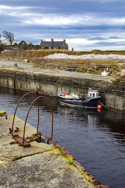 Castletown Kikötő Caithness Északi Partján Skócia — Stock Fotó