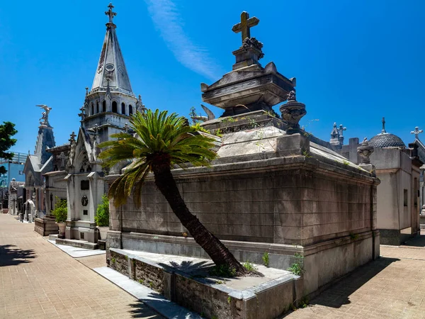 Buenos Aires Teki Recoleta Mezarlığı Nda Cementerio Recoleta Mezarlar Güney — Stok fotoğraf