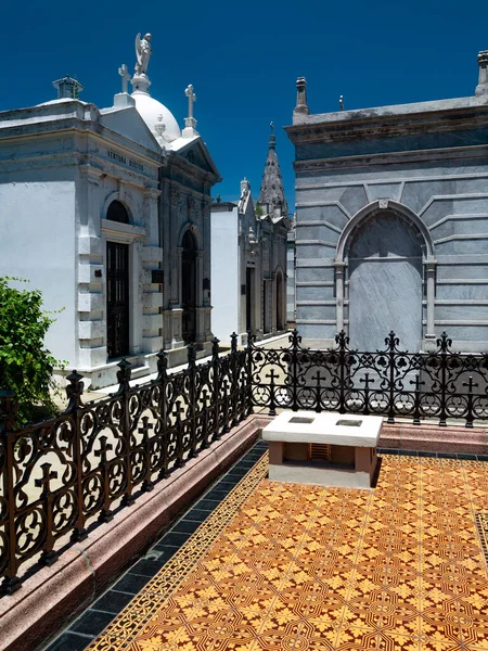 Hrobky Hřbitově Recoleta Cementerio Recoleta Buenos Aires Argentina Jižní Americe — Stock fotografie