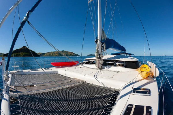 Luxe Jacht Charter Vakantie Fiji Stille Oceaan — Stockfoto