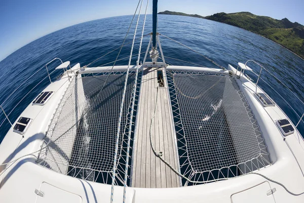 Luxe Jacht Charter Vakantie Fiji Stille Oceaan — Stockfoto