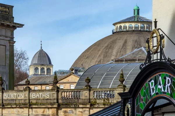 Devonshire Dome Buxton Baths Spa Town Buxton Derbyshire England — Stock Photo, Image