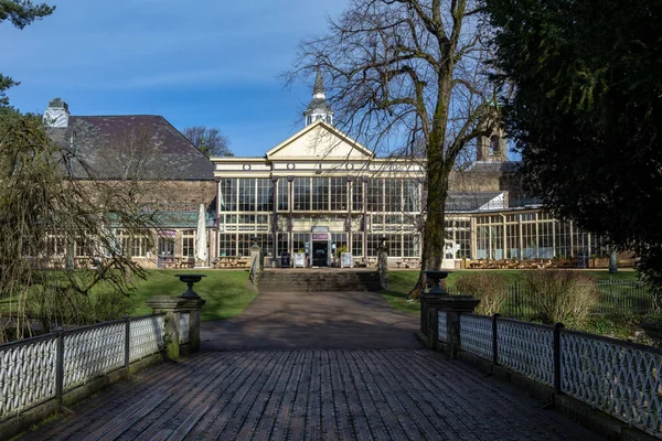 Conservatory Buxton Pavilion Gardens Spa Town Buxton Derbyshire England — Stock fotografie