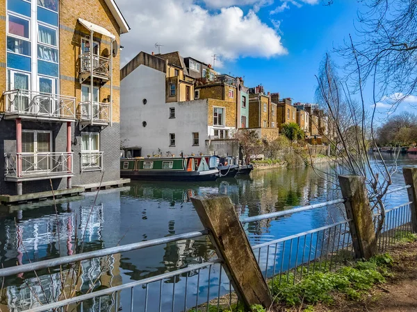 Apartments Grand Union Canal Little Venice Area Central London United — Stock Photo, Image