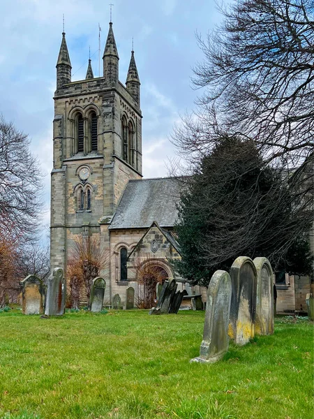 Helmsley Socken Kyrka Marknadsstad Och Civil Församling Ryedale Distriktet North — Stockfoto