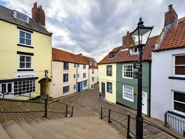 Haven Van Whitby Aan Kust Van North Yorkshire Het Noordoosten — Stockfoto