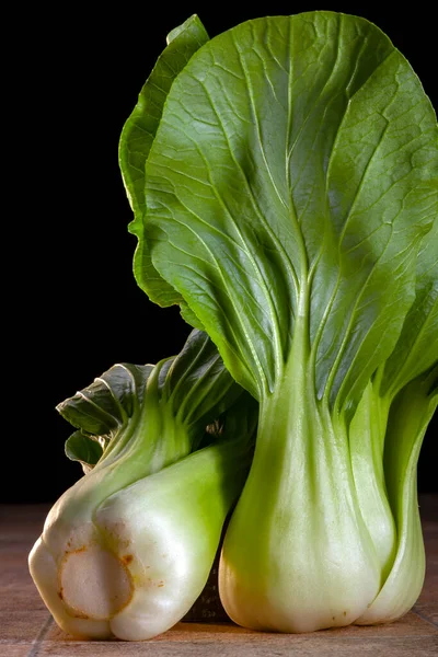 Bok Choy Pak Choi Pok Choi สปาย Brassica Rapa Chinensis — ภาพถ่ายสต็อก