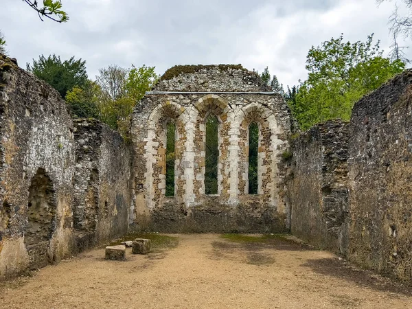 Waverley Abbey Primera Abadía Cisterciense Inglaterra Fundada 1128 Por William —  Fotos de Stock