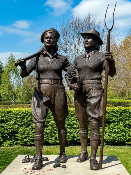 Womans Land Army Womans Timber Corps Memorial National Memorial Arboretum — Stock Photo, Image