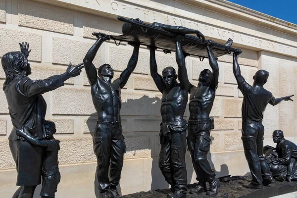 National Memorial Arboretum Arboretum British Site National Remembrance Honor Fallen — стоковое фото