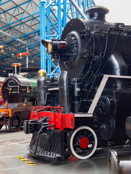 Old Steam Locomotives National Railway Museum York Northeast England — Fotografia de Stock