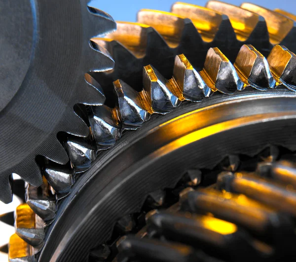 Cogs Gears Automotive Gearbox — Stock Photo, Image