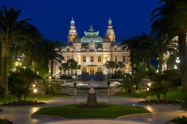 Fransız riviera üzerinde yer alan Monako, egemen şehir devleti Prensliği monte carlo casino.