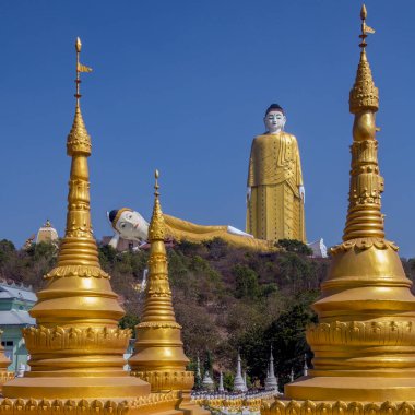 Laykyun Sekkya Ayakta Buda heykeli, dünyanın en uzun Buda heykelidir. Monywa, Myanmar yakınlarındaki Khatakan Taung köyünde. İnşaat 1996 yılında başladı ve Şubat 2008 'de tamamlandı.. 