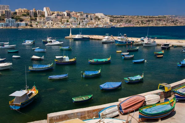 Baía São Paulo Ilha Mediterrânea Malta — Fotografia de Stock