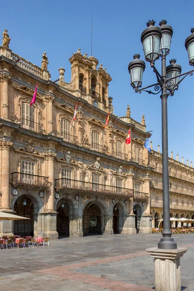 Pavilhão Real Plaza Major Cidade Salamanca Região Castela Leon Centro — Fotografia de Stock