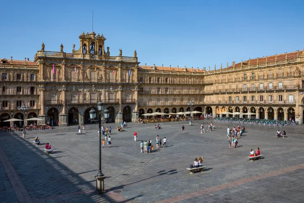 Royal Pavilion Placu Głównym Mieście Salamanka Środkowej Hiszpanii Regionie Castilla — Zdjęcie stockowe