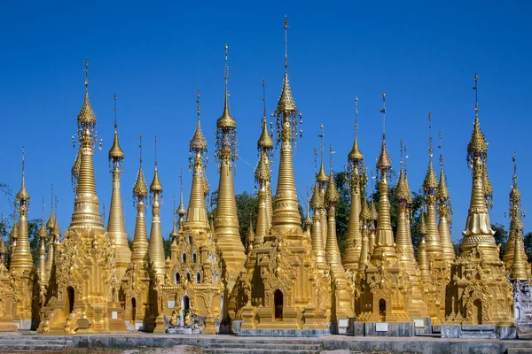 哼帕亚佛教寺附近枝在缅甸中部 缅甸掸邦 — 图库照片