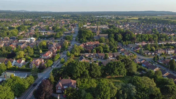 Luftaufnahme Von Poynton Südlich Von Manchester Nordwesten Englands — Stockfoto