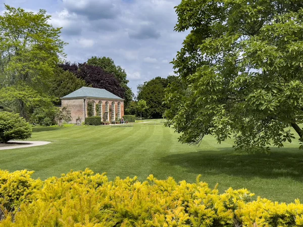 Die Orangerie Den Gärten Von Dunham Massey Einem Stattlichen Haus — Stockfoto