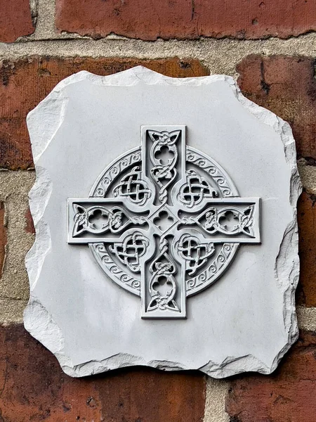 Celtic Cross Wall Plaque — Stock Photo, Image