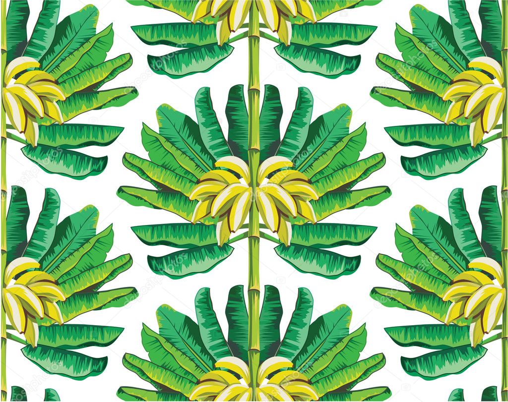 Banana tree pattern