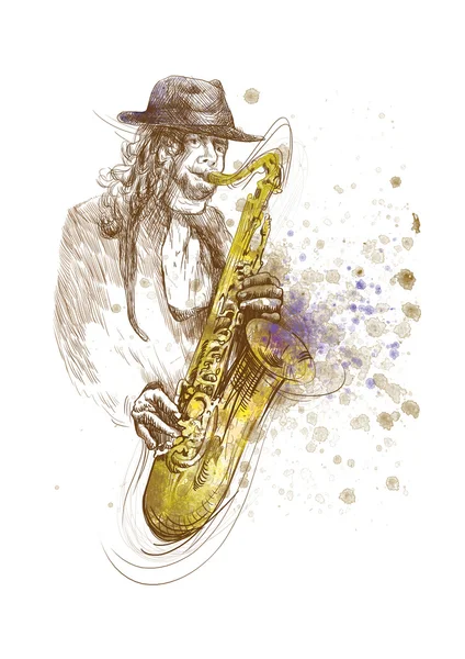 Saxophoniste — Photo