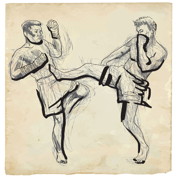 Muay - kickboxing
