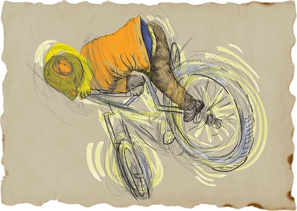 Biker Freestyle — Image vectorielle