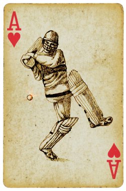 cricketer clipart