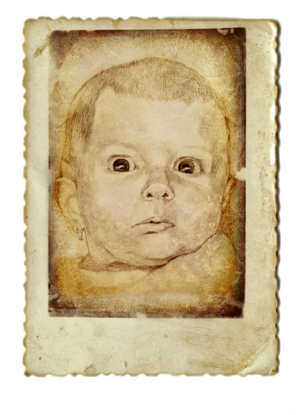 Cara de bebé — Foto de Stock