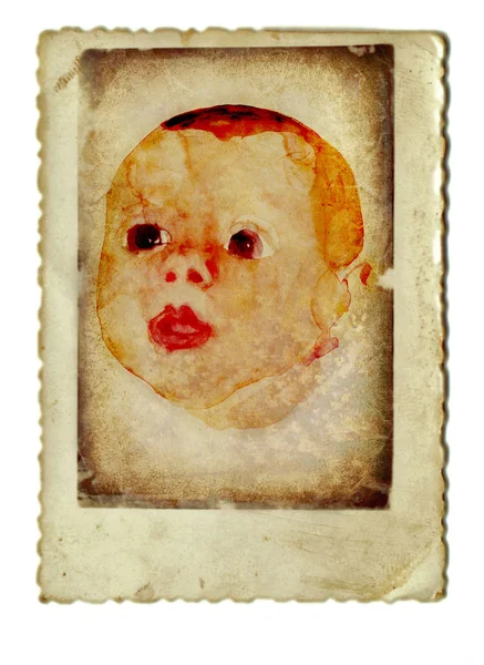 Visage bébé — Photo