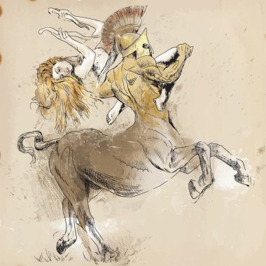 Centaur ve su perisi