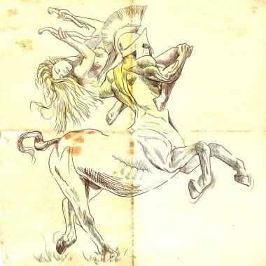Centaur ve su perisi