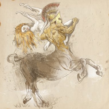 Centaur ve su perisi