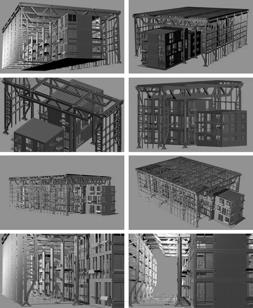 Tema: edifícios e arquitetura — Fotografia de Stock