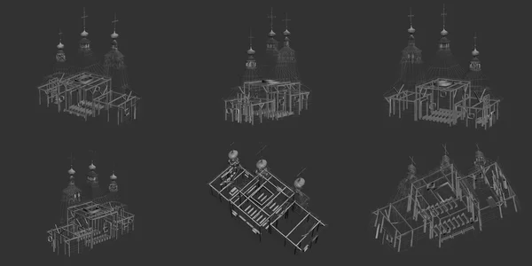 主题: 建筑物和建筑风格 — 图库照片